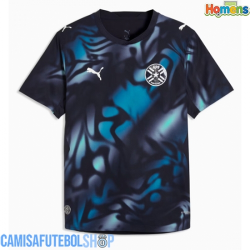 Camisa de time de futebol Paraguai Replicas 2º Equipamento Mundo 2026 Manga Curta